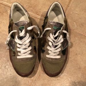 Phillipe Model Camouflage Fashion Sneakers